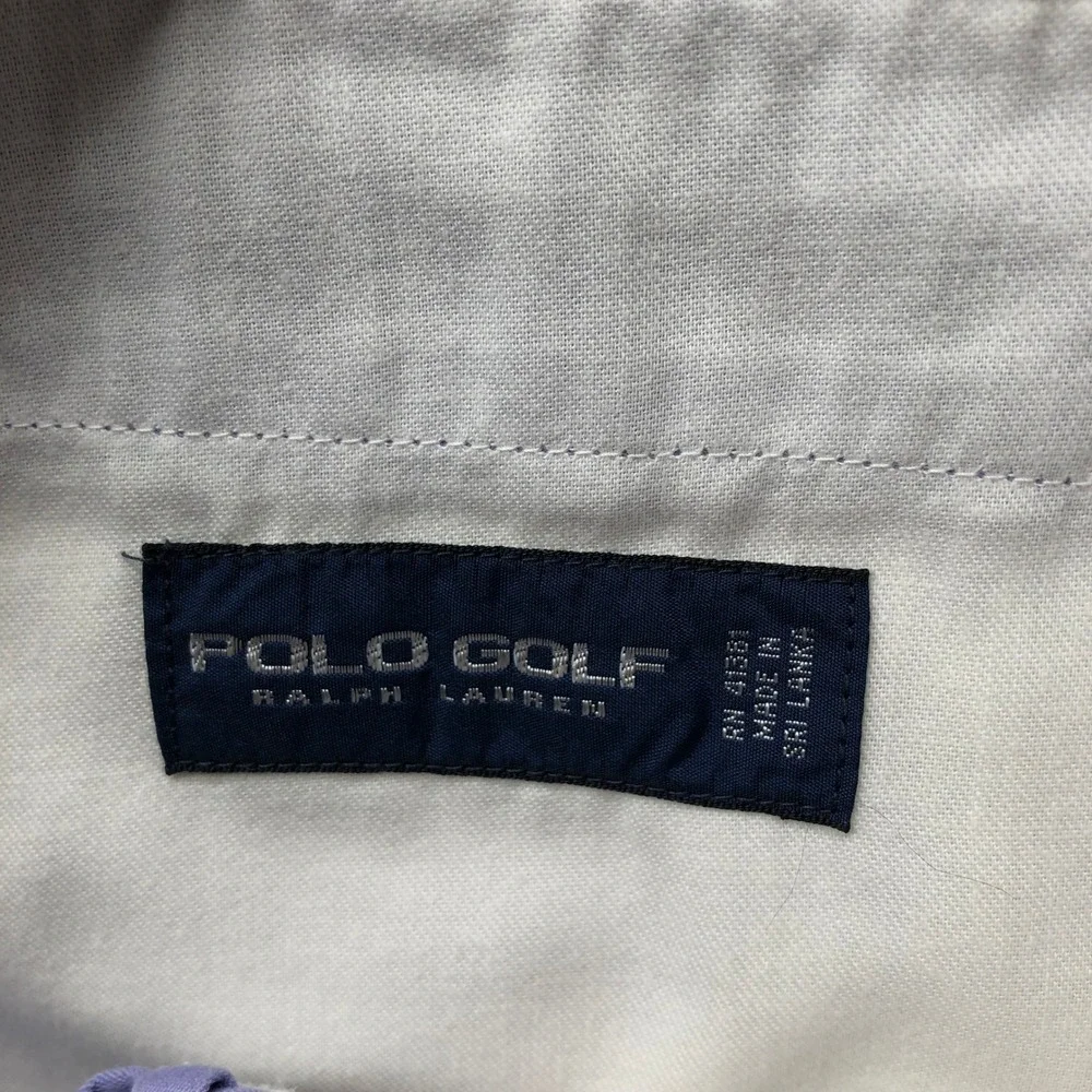 Polo Ralph Lauren Golf Chino Shorts Mens 40‎ Purple Crest Logo Stretch Twill 9.5